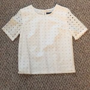 Banana Republic White Blouse